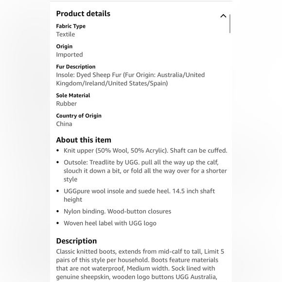 UGG Classic Cardy Knit
Grey (Women's) - Picture 8 of 8